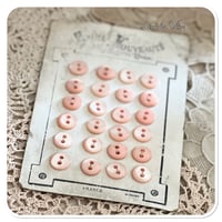 Image 5 of Vintage french Haute Nouveaute pink Button card - large