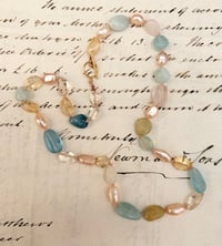Image 1 of Pretty Mixed Stone Necklace 