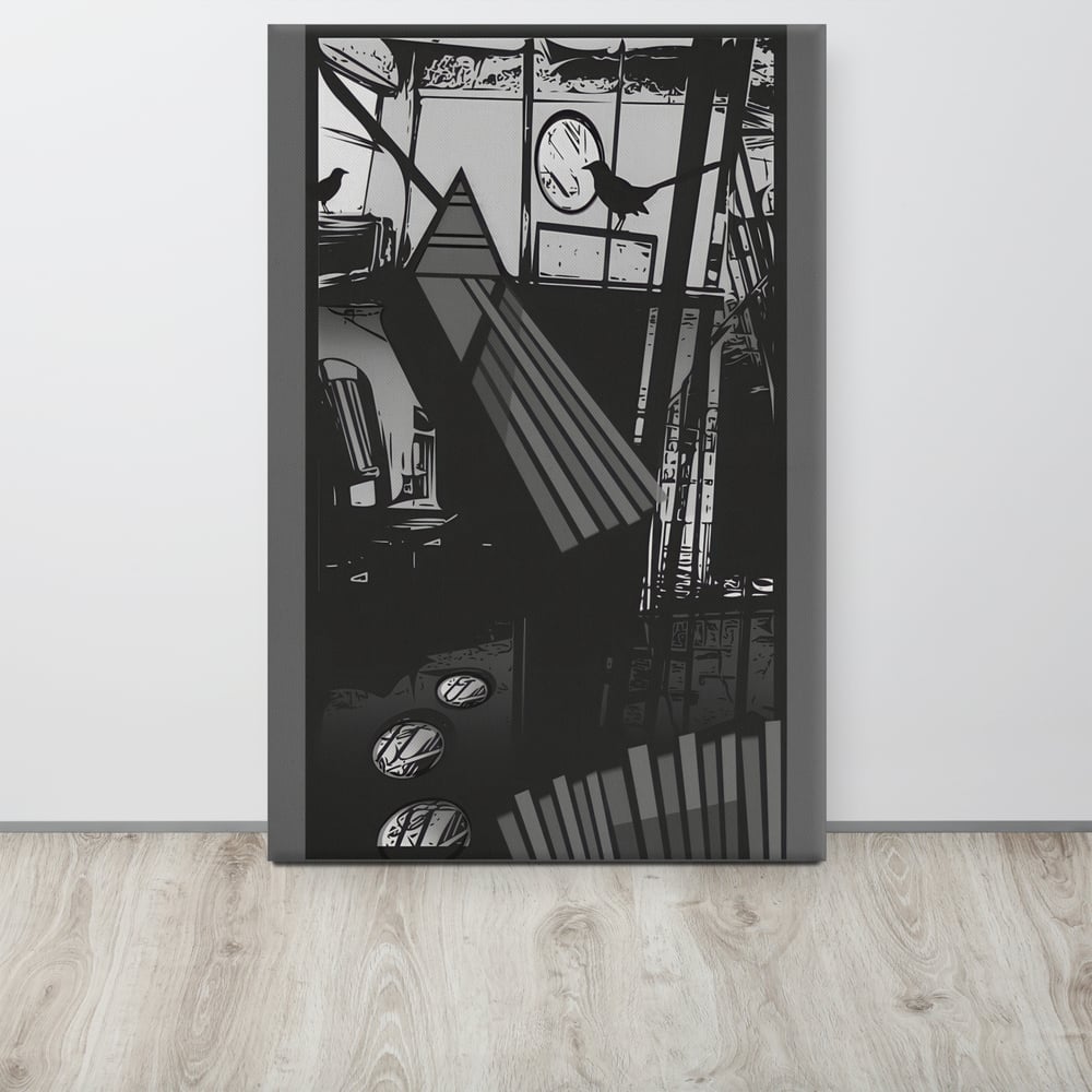 Magpies in the Attic - Canvas