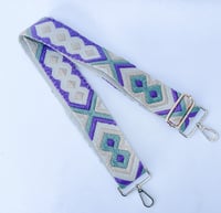 Image 1 of Purple and Mint Green Strap