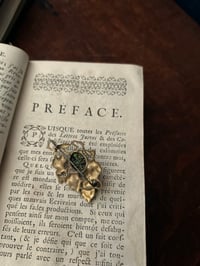 Image 2 of Incroyable broche victorienne avec un véritable scarabée naturalisé, Art Nouveau. Très rare!!