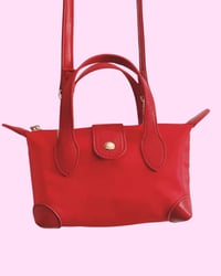 Image 1 of Red Pouchette Crossbody