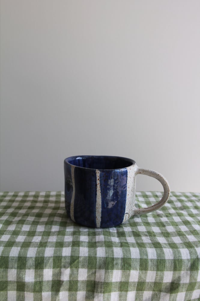 Image of Striped Mug - Midnight 