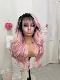 Image 3 of Pastel pink bangs wig (ready to ship)