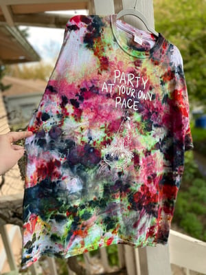 Image of 2XL Party At Your Own Pace Rain Tie Dye Shirt