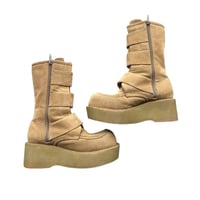 Image 3 of Question Mark 90s suede platform boots