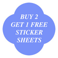 BUY 3 GET 1 FREE STICKER SHEETS
