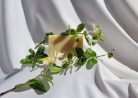 Image 2 of Honeysuckle, Clary Sage & Lemongrass Bar Soap 