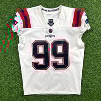 Image 1 of 2022 Nike NFL Game Used Worn Jersey New England Patriots Byron Cowart Team COA