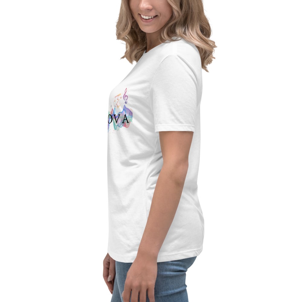 Image of Women's Relaxed T-Shirt Supernova & back I'm right here