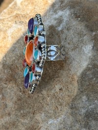 Image 3 of Large Colorful Statment Ring