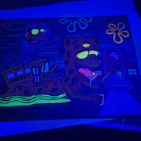 Image 2 of Bart bus hand painted canvas 