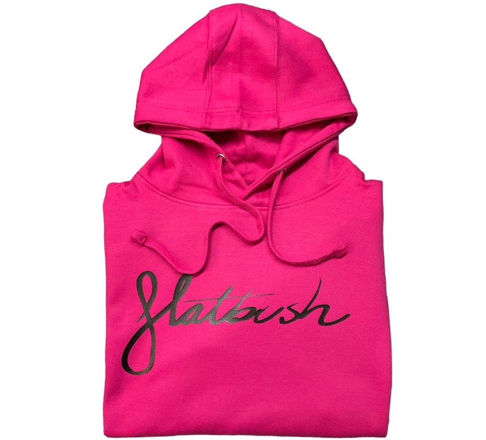 Image of Flatbush Signature Hoodie (Fuchsia/BlK)