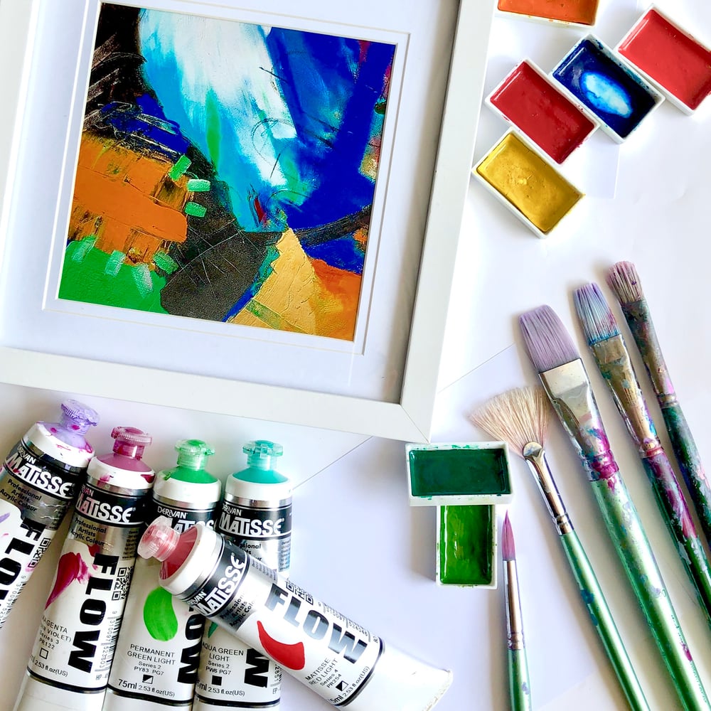 Image of AWAKEN YOUR INNER ARTIST - Introduction to Abstract Art