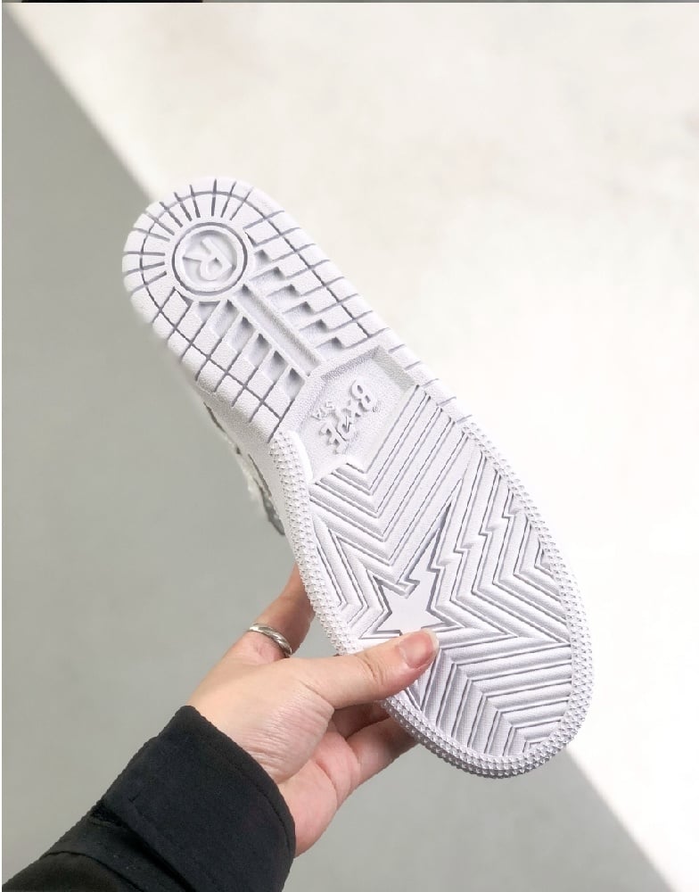 Image of Bape Sta Bapesta SK8 Dunk White Shoes