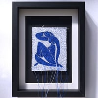 Image 2 of Blue Nude - Henri Matisse - thread drawn artwork