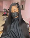 Transparent Straight Frontal Wigs 