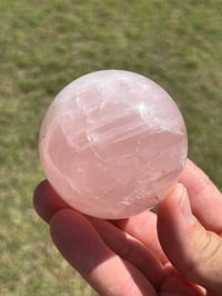Image 2 of Star Rose Quartz Sphere #2982