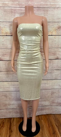 Image 1 of Marlene Dress- Gold
