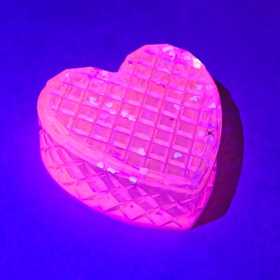 Image of Neon Pink Heart Box 2