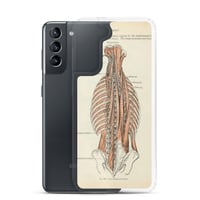 Image 25 of Antique Anatomical Drawing Spine Musculature Clear Case for Samsung®