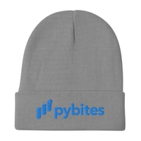 Image 1 of PyBites Embroidered Beanie