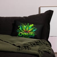 Image 3 of Cannabis Basic Pillow