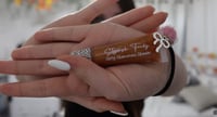 Image 5 of *BLINGALISCOUS Gloss Keychain* “CEO,000” Bronze Gold Shimmery Vanilla Scented Gloss!