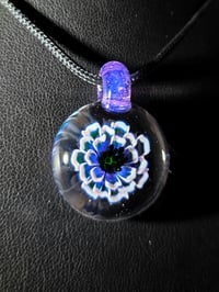 Image 1 of Uv reactive flower pendant 🌸