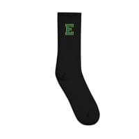 Image 2 of 'E' Embroidered socks