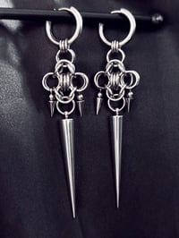 Image 5 of Earrings - Byzantine Star