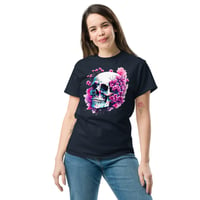 Image 5 of Watercolor skull 4 Unisex classic tee