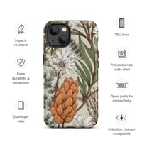 Image 19 of Art Nouveau Inspired Light and Airy Boho Floral Sketch Tough Case for iPhone®