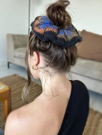 Image 2 of Earthy Knitted Hair Scrunchie 