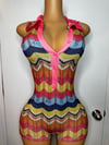 Color Block Romper 