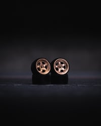 Image 1 of WORK MEISTER S1 - Custom 1/64 Wheels + Ultra-Thin Tires