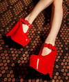 Von D Shoe US9 fetish red RRP $250