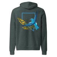 Image 3 of Rooted  Blue Bird Hoodie