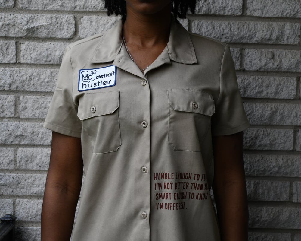 Womens Hustler Shirt Tan