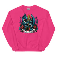 Image 5 of Dragon Fire old school Unisex Sweatshirt