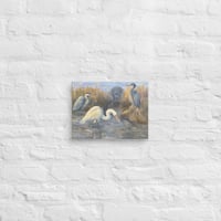 Image 1 of "Birds Don't Fear the Rougarou" Canvas Print