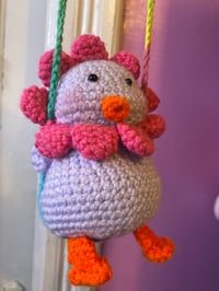 Image 3 of Swinging duck (purple)