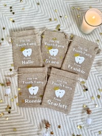 Image 1 of Personalised Tooth Fairy pouch & bottle 