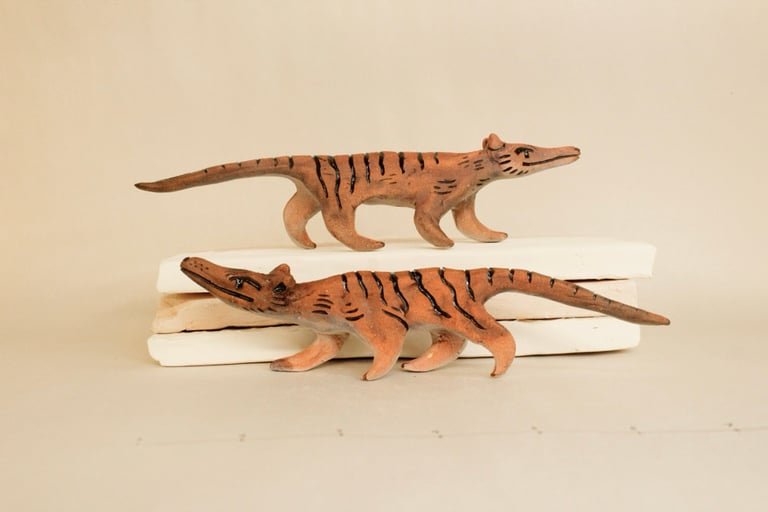 Thylacine figurines