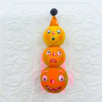 Colorful Triple Jack O' Lantern Stack 