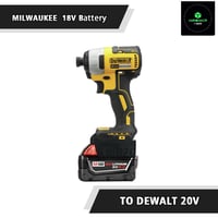 Image 2 of DeWalt XR Adapter To Milwaukee M18 18v Battery