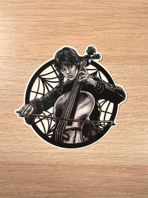 Image of Wednesday Sticker