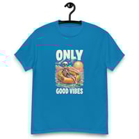 Image 11 of Unisex classic tee, Good Vibes Skeleton Funny Tee