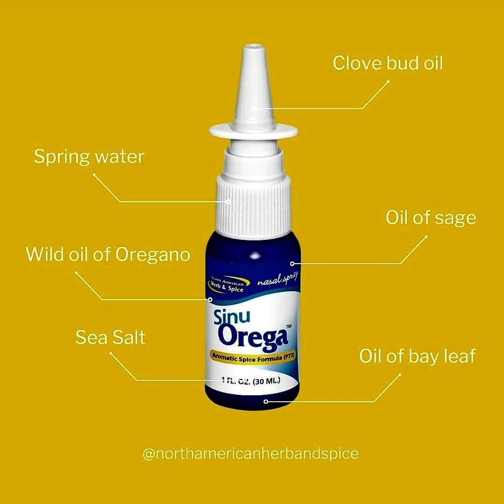 SINU OREGA Nasal Spray With P-73 (Natural Nasal Wash).