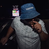 Image 6 of Too High Bucket Hat (Blue Denim)